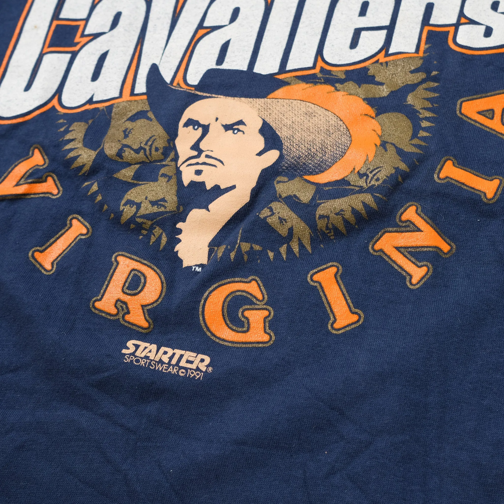 1991 DS Starter University of Virginia T-Shirt Large