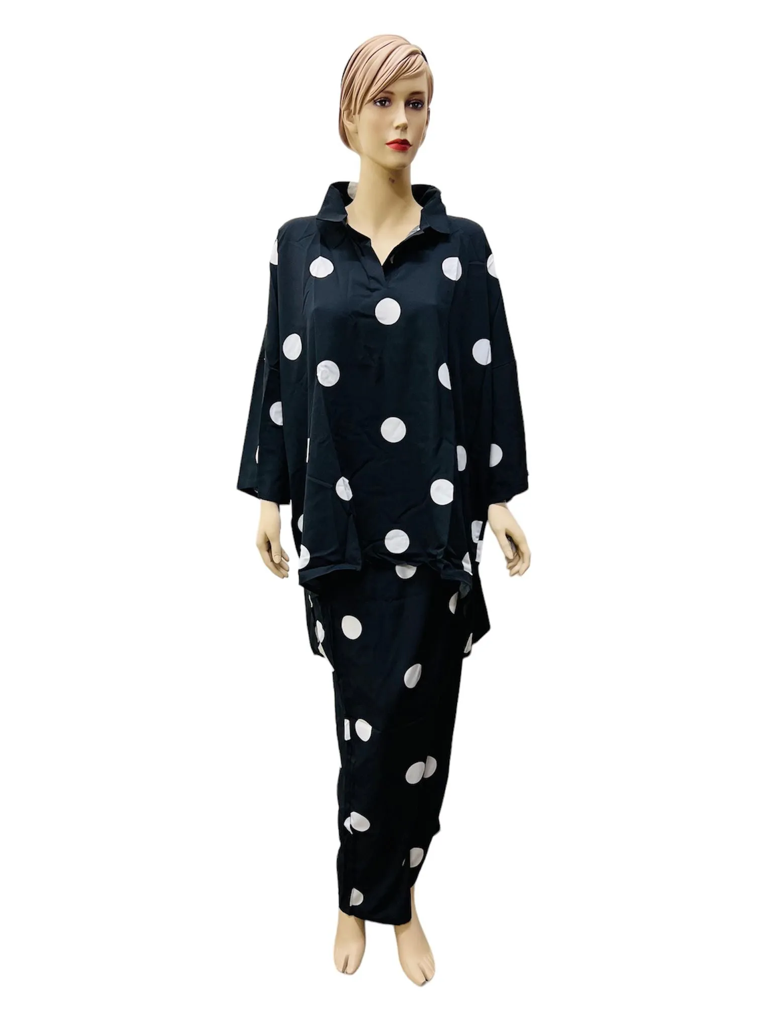 2 Pcs Zanzea Women's Fashion Top & Pant Set S4503282
