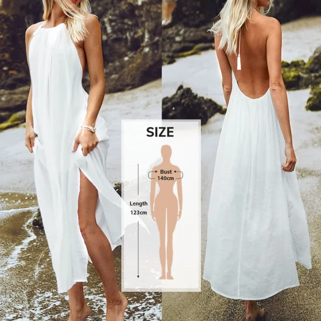 2021 Summer Sexy Beach Dress Crochet Bikini Cover Up with Fringe Trim One Size