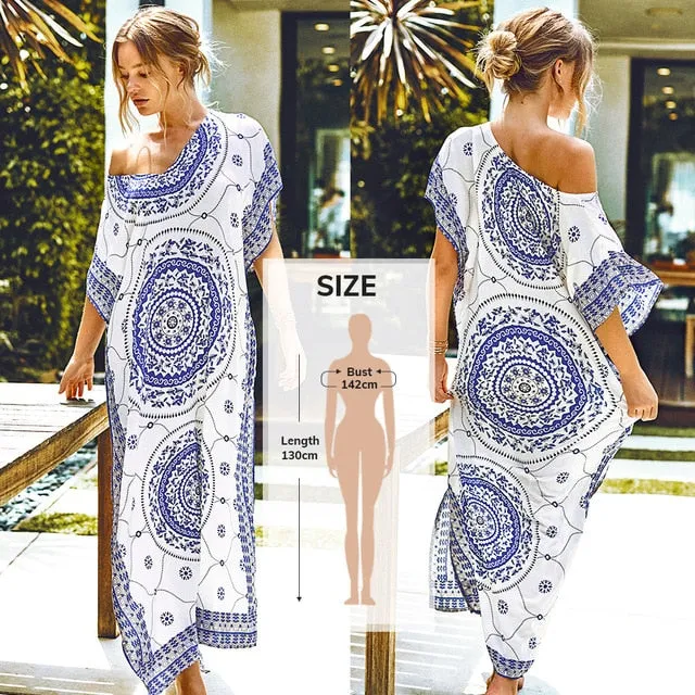 2021 Summer Sexy Beach Dress Crochet Bikini Cover Up with Fringe Trim One Size
