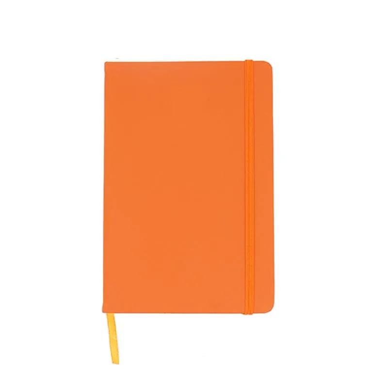 A5 Notebook with Elastic Band and Ribbon Bookmark