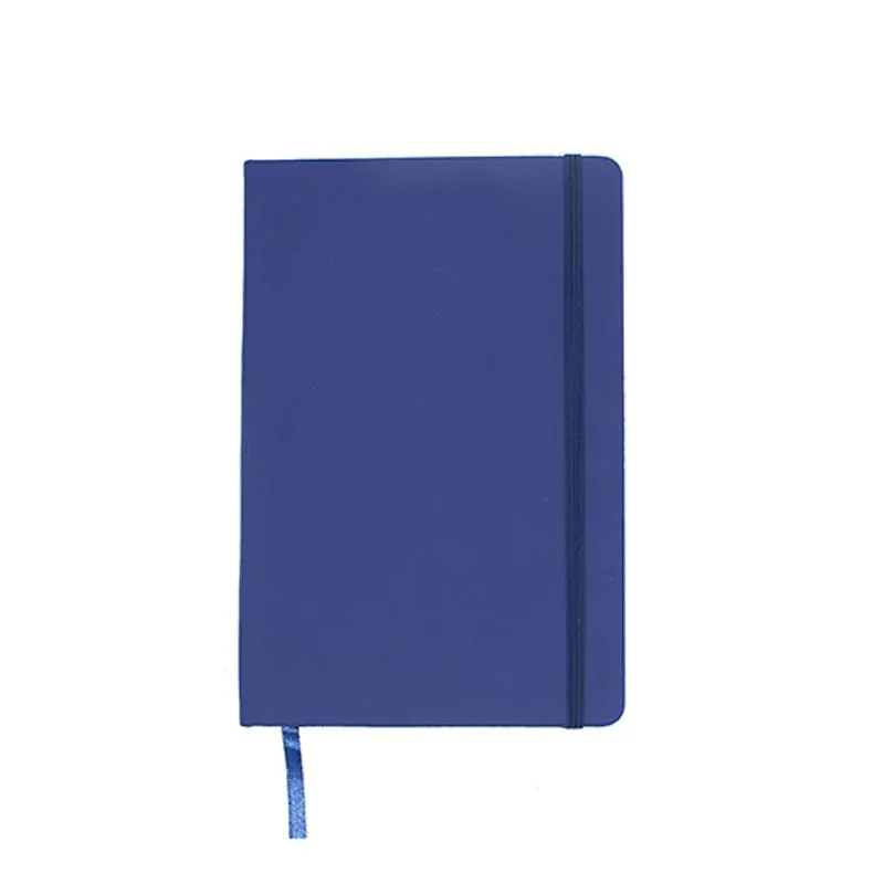 A5 Notebook with Elastic Band and Ribbon Bookmark