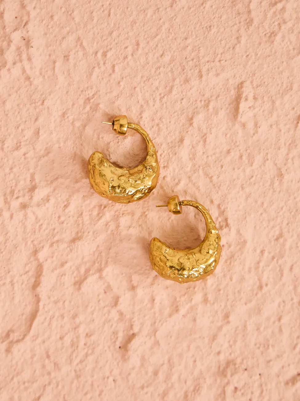 Alemais Luna Dropped Earrings in Gold