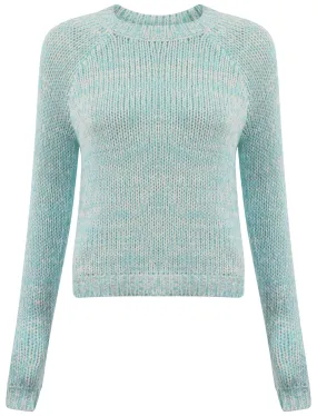 Amara Reya Trumpet Flower blue jumper