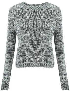 Amara Reya Trumpet Flower navy jumper