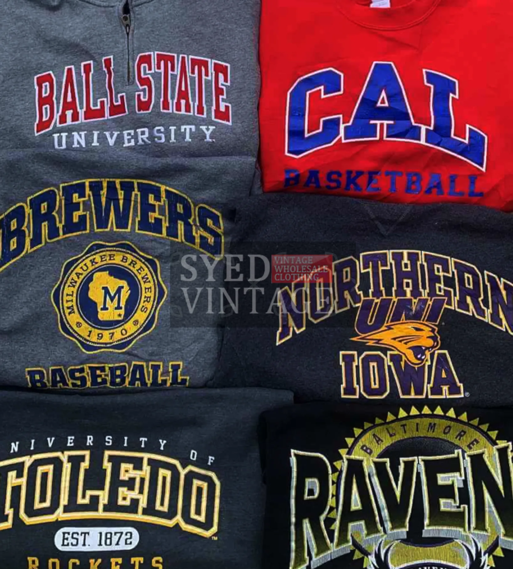 American Pro Sports & College Universities Sweatshirts 45kg Bale