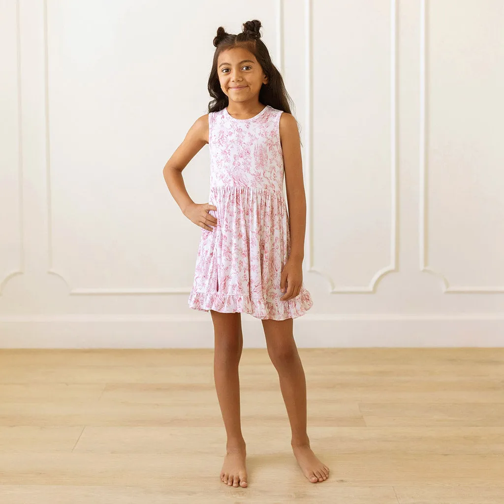 Antoinette Racerback Ruffled Twirl Dress