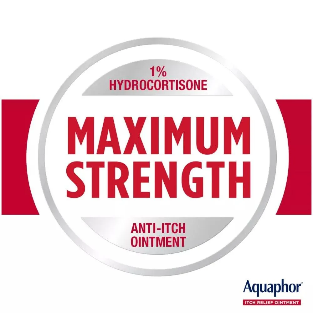 Aquaphor 1% Hydrocortisone Itch Relief Ointment Unscented - 2oz