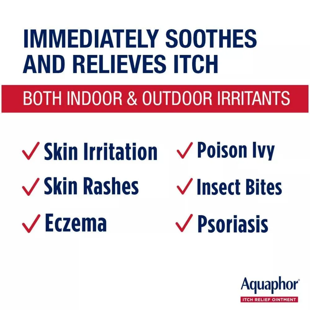 Aquaphor 1% Hydrocortisone Itch Relief Ointment Unscented - 2oz