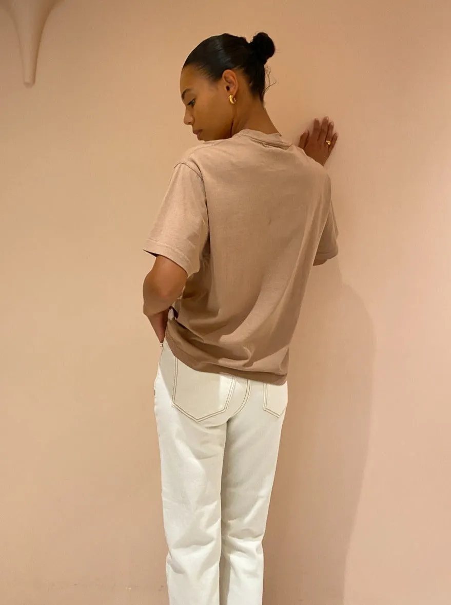 Assembly Label Oversized Tee in Sand