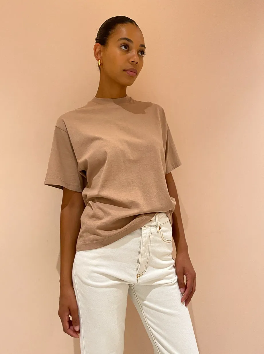 Assembly Label Oversized Tee in Sand