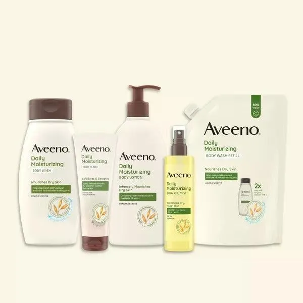Aveeno Daily Moisturizing Body Lotion with Soothing Oat for Dry Skin - 8oz