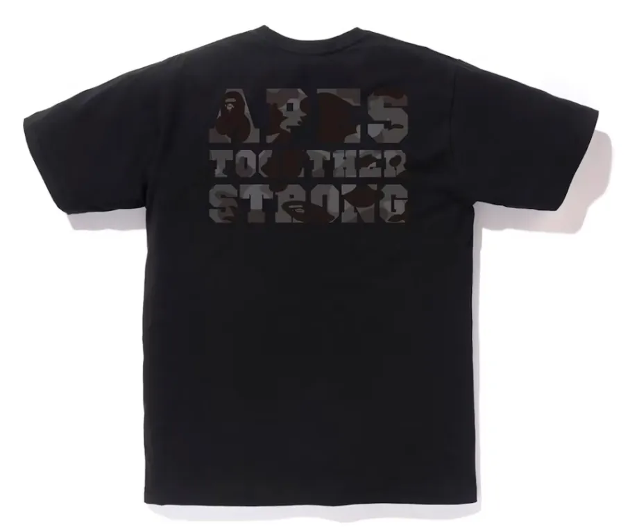 BAPE Color Camo College ATS Tee Black/Black