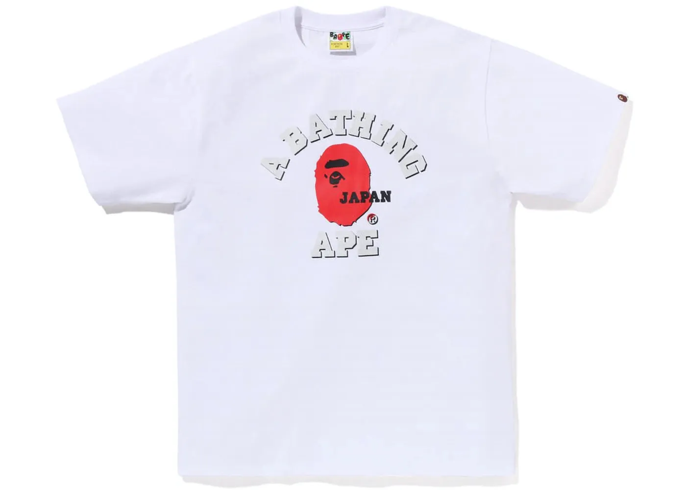 BAPE Japan College Tee White