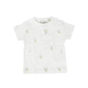BEBE ORGANIC GREEN PEAR DESIGN TEE [FINAL SALE]