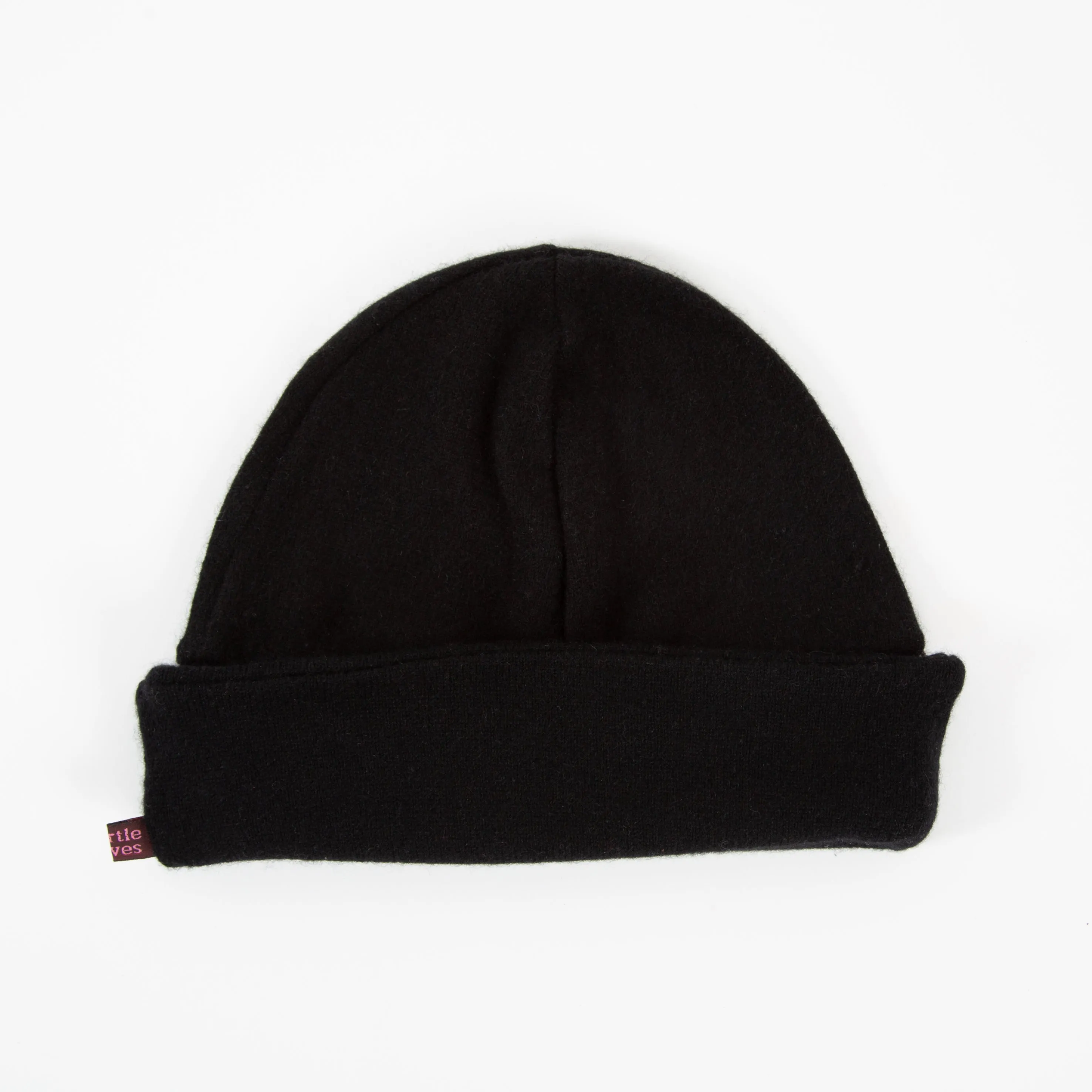 Black Cashmere Beanie