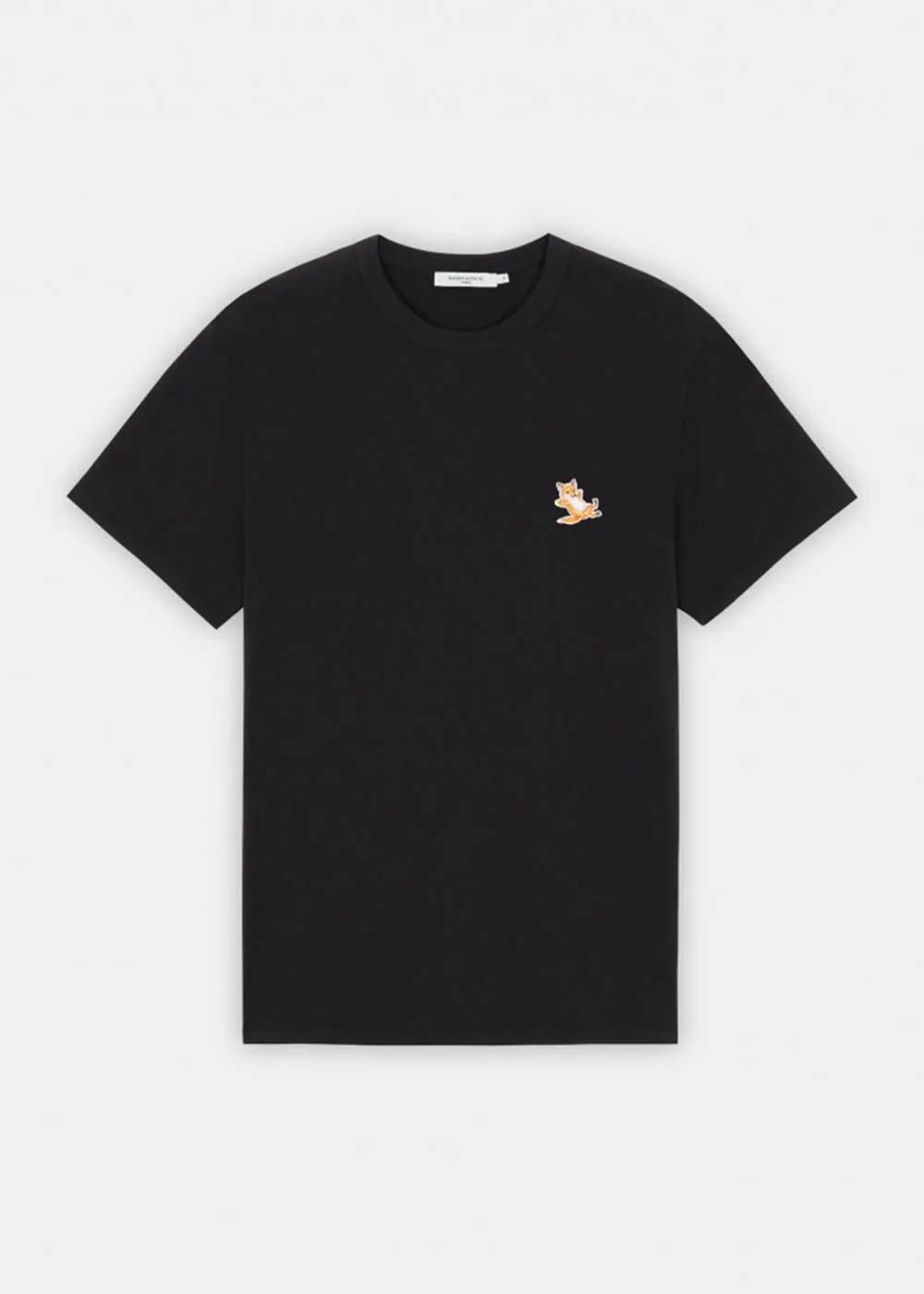 Black Chillax Fox Patch T-Shirt