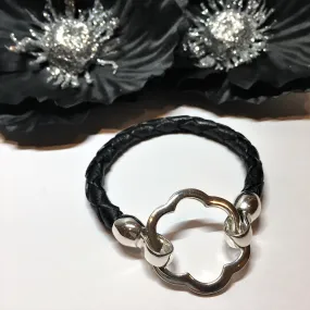 Black Daisy Bangle - BGL454
