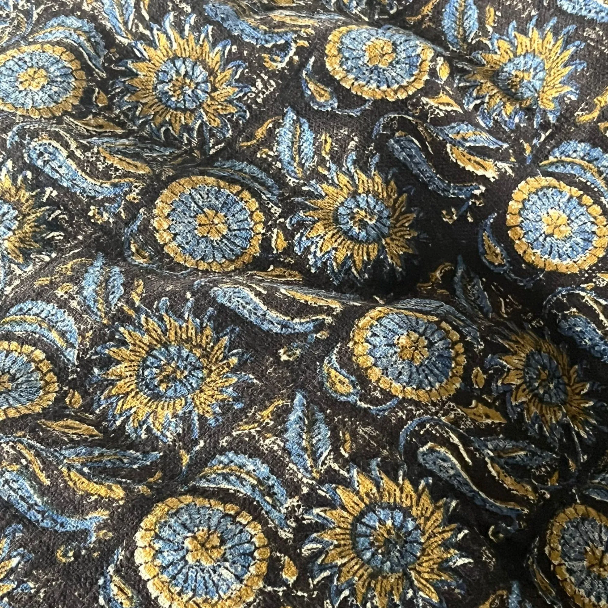 Blue Floral Throw Blanket with Tassels , Soft Throw Blanket, Sofa Décor living room Décor, Gift for Her