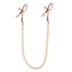 Bound Pearl Chain Nipple Clamps