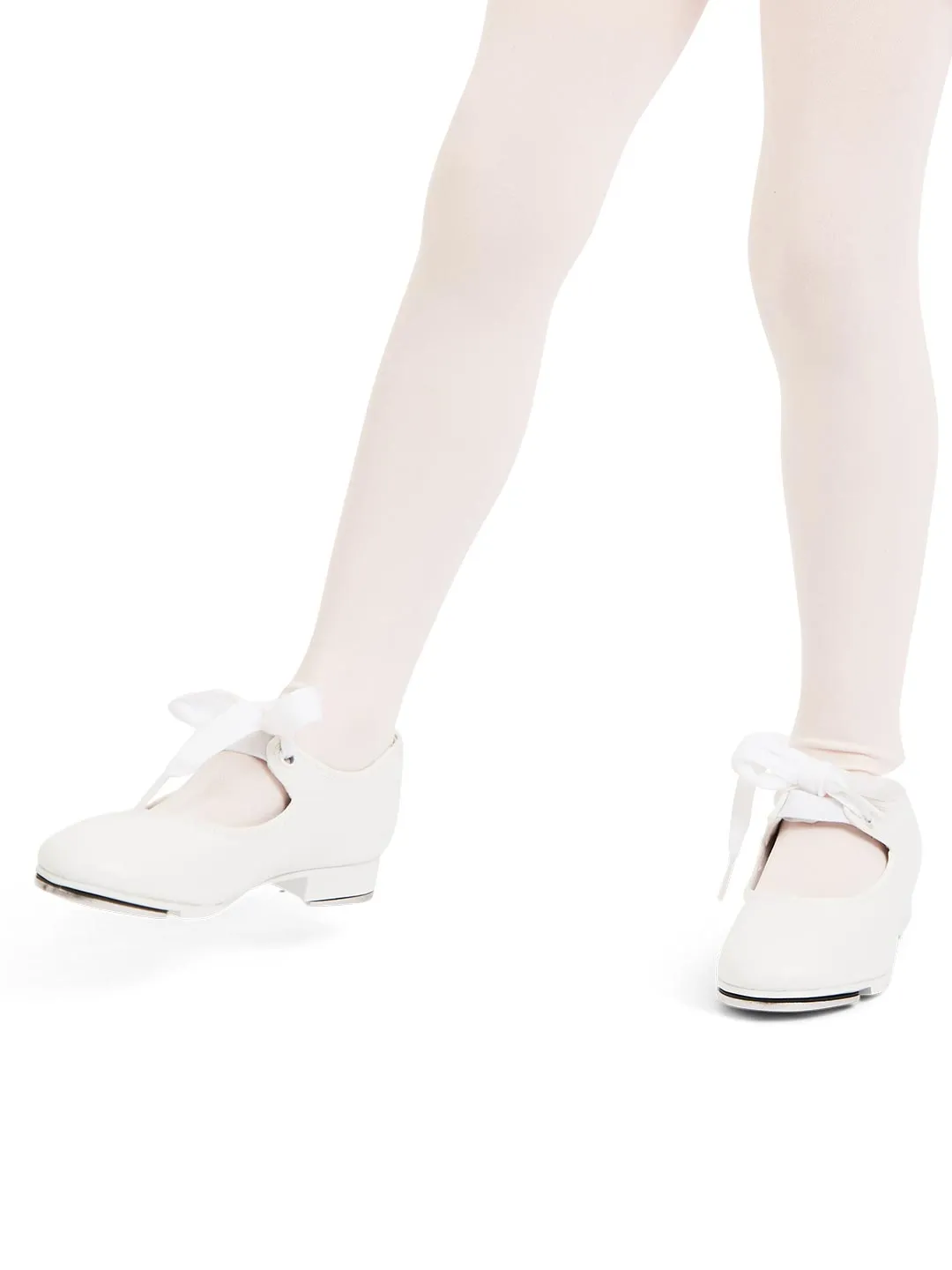 CAPEZIO 356C WHITE SHUFFLE TAP SHOE