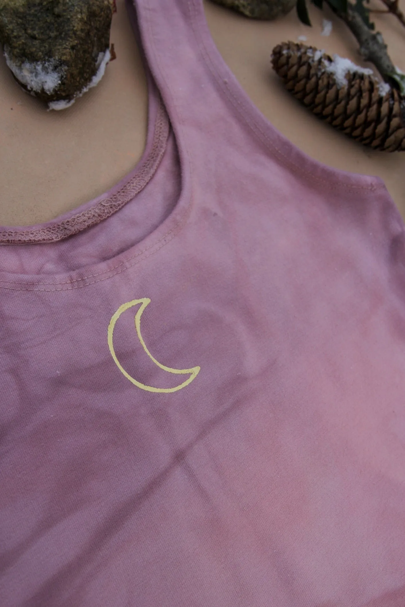 Celestial Orchid Organic Cotton Bra Top