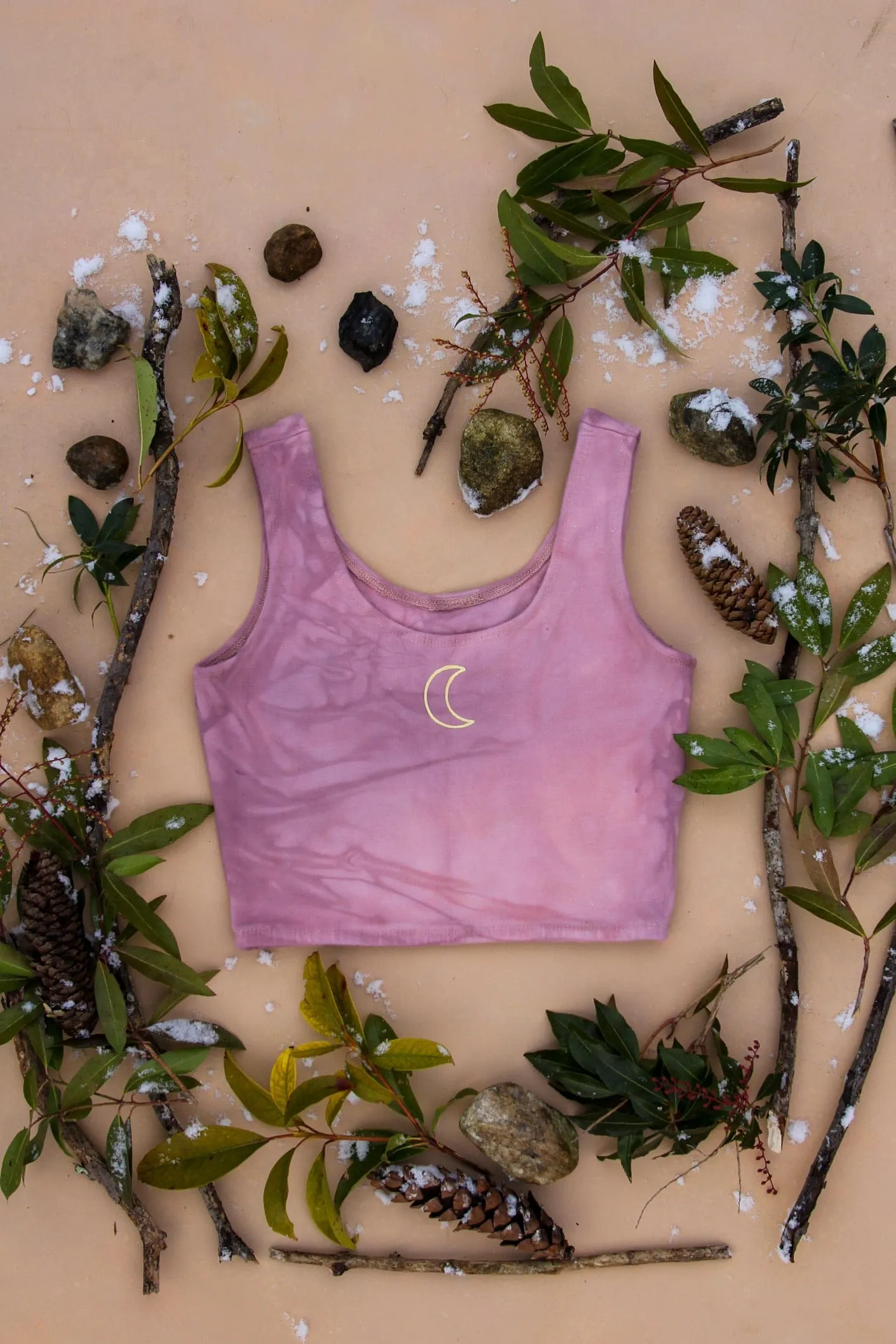 Celestial Orchid Organic Cotton Bra Top