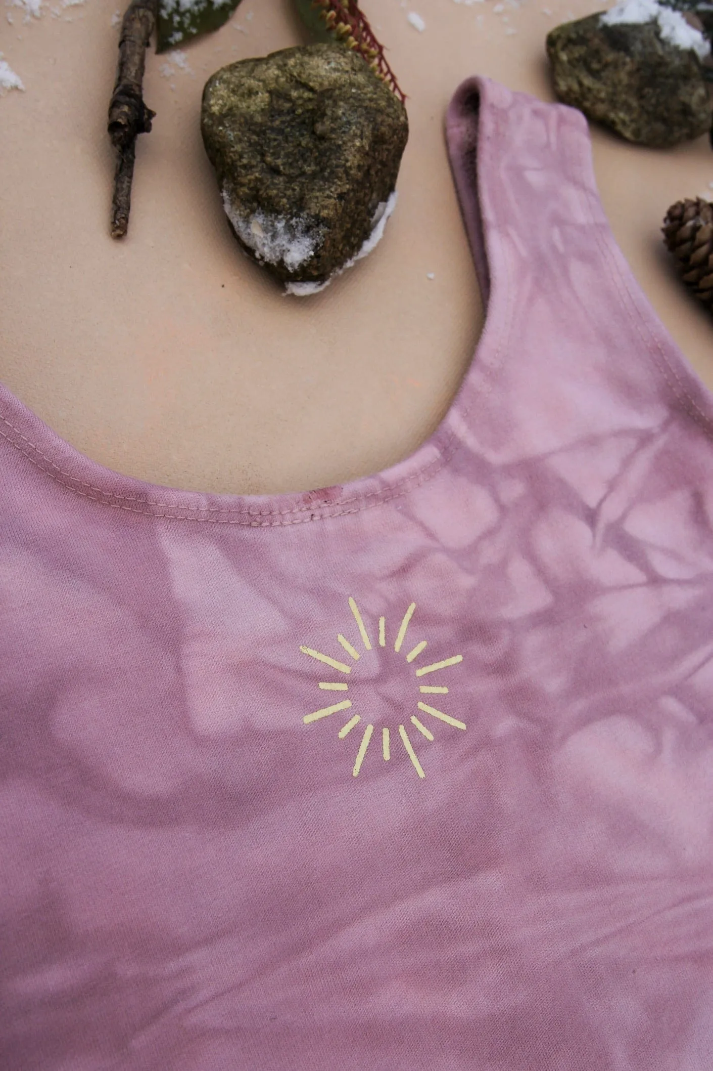Celestial Orchid Organic Cotton Bra Top