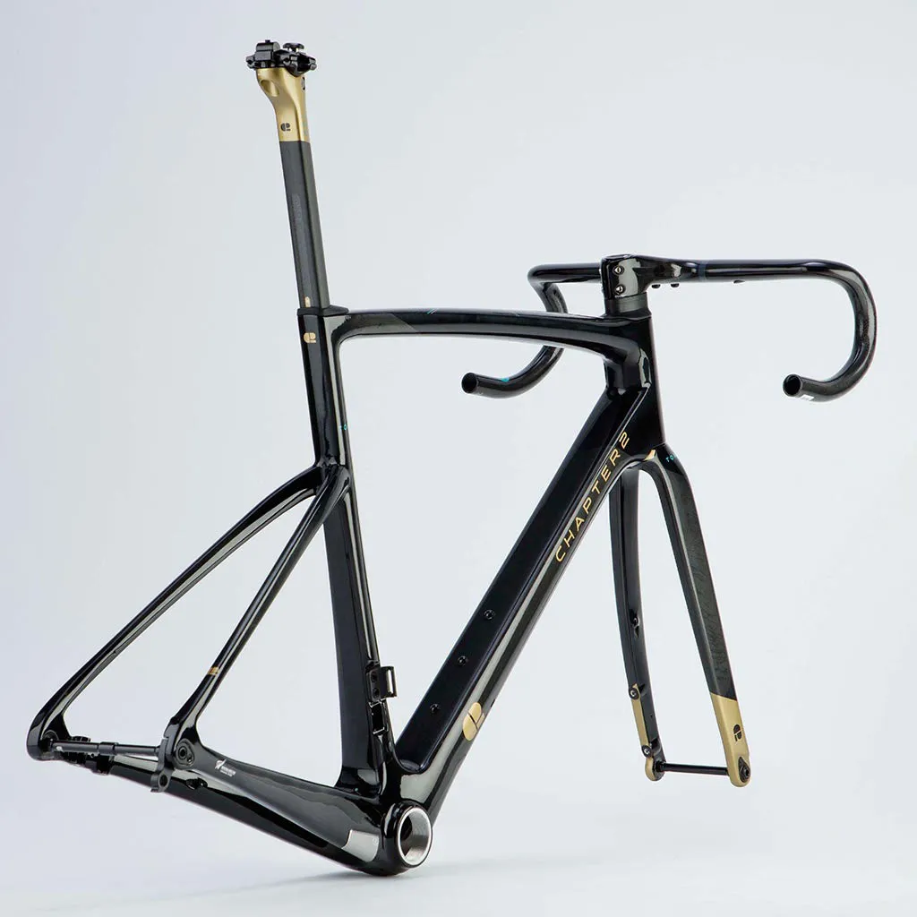 Chapter2 TOA Race Disc Brake Frameset - Black Gold