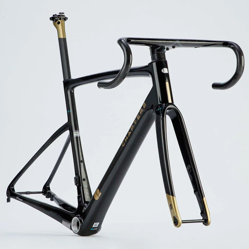 Chapter2 TOA Race Disc Brake Frameset - Black Gold