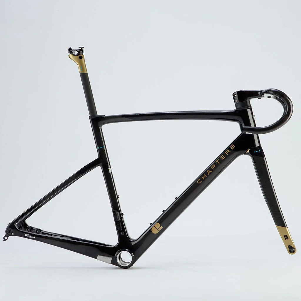 Chapter2 TOA Race Disc Brake Frameset - Black Gold