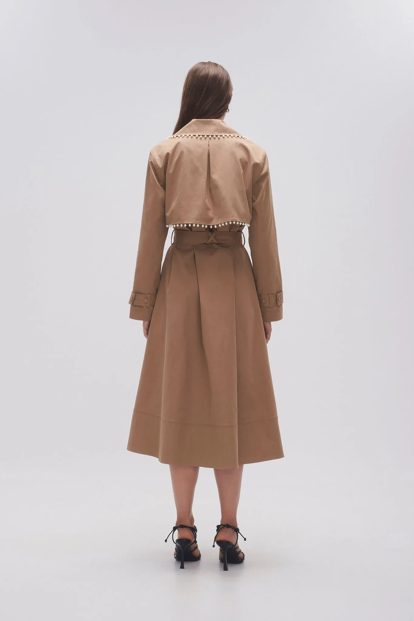 Constellation Pearl Trim Coat