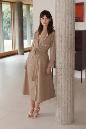 Constellation Pearl Trim Coat