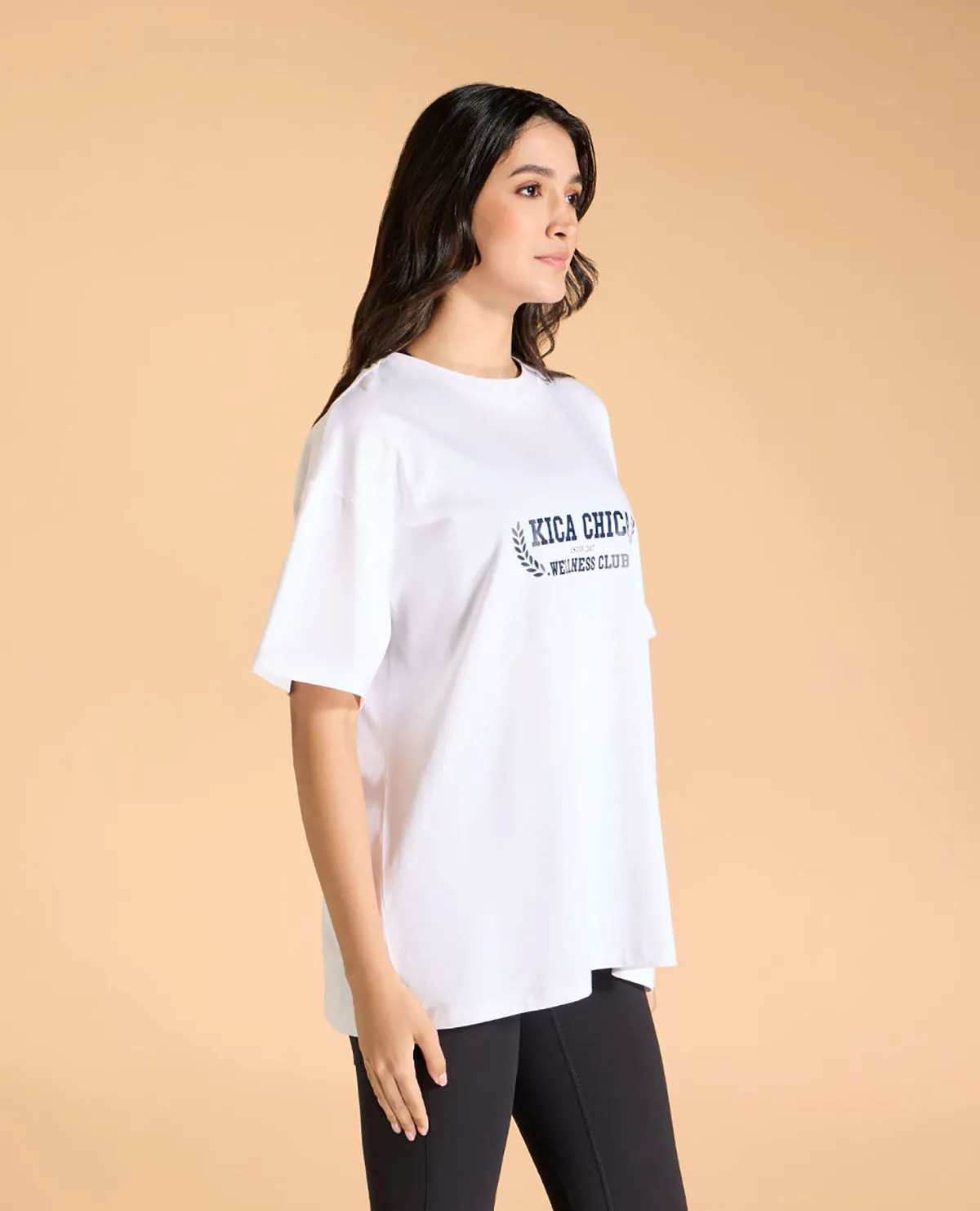 Cotton Oversized Printed Graphic Tshirt