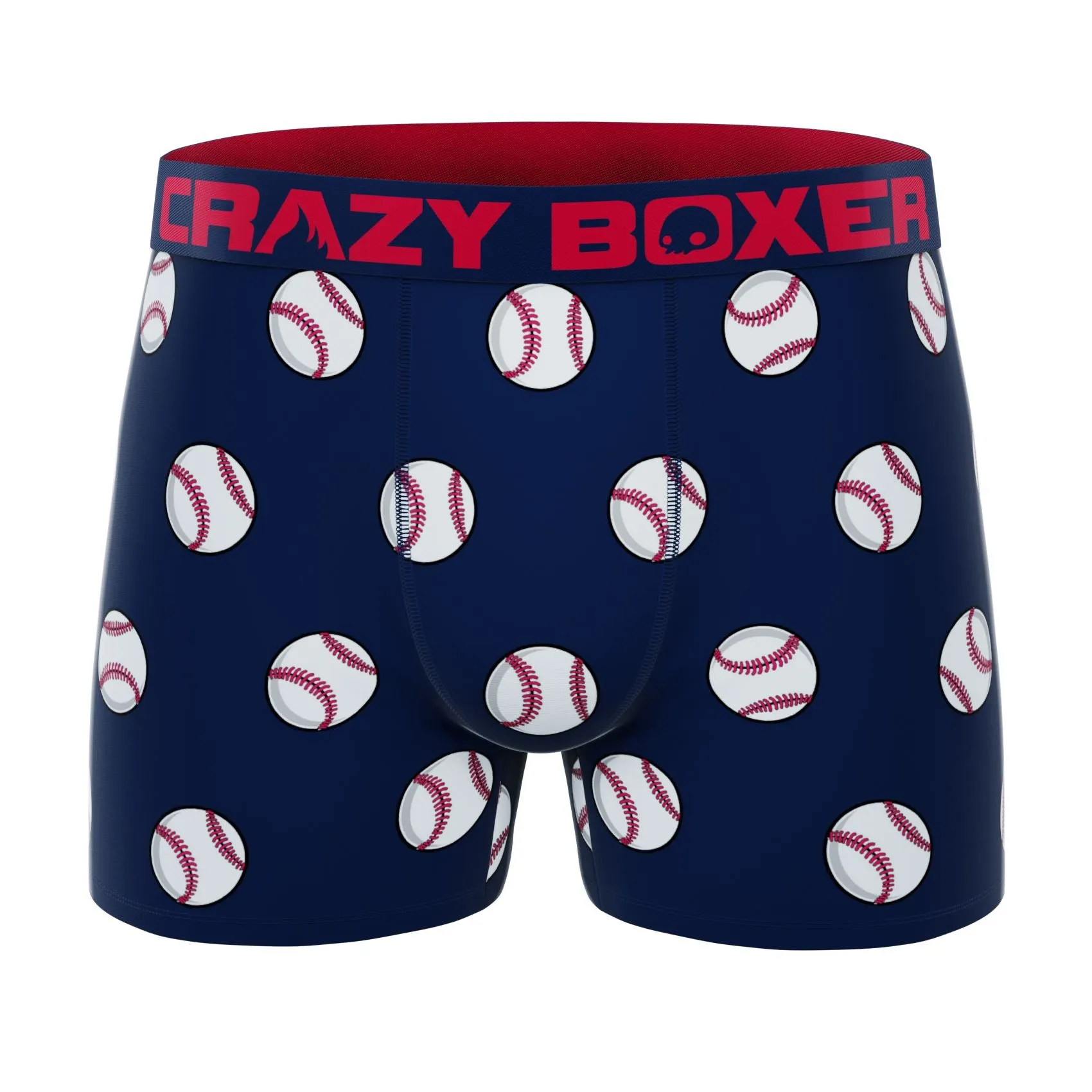 CRAZYBOXER Sport Baseball Men's Boxer Briefs (3 Pack)