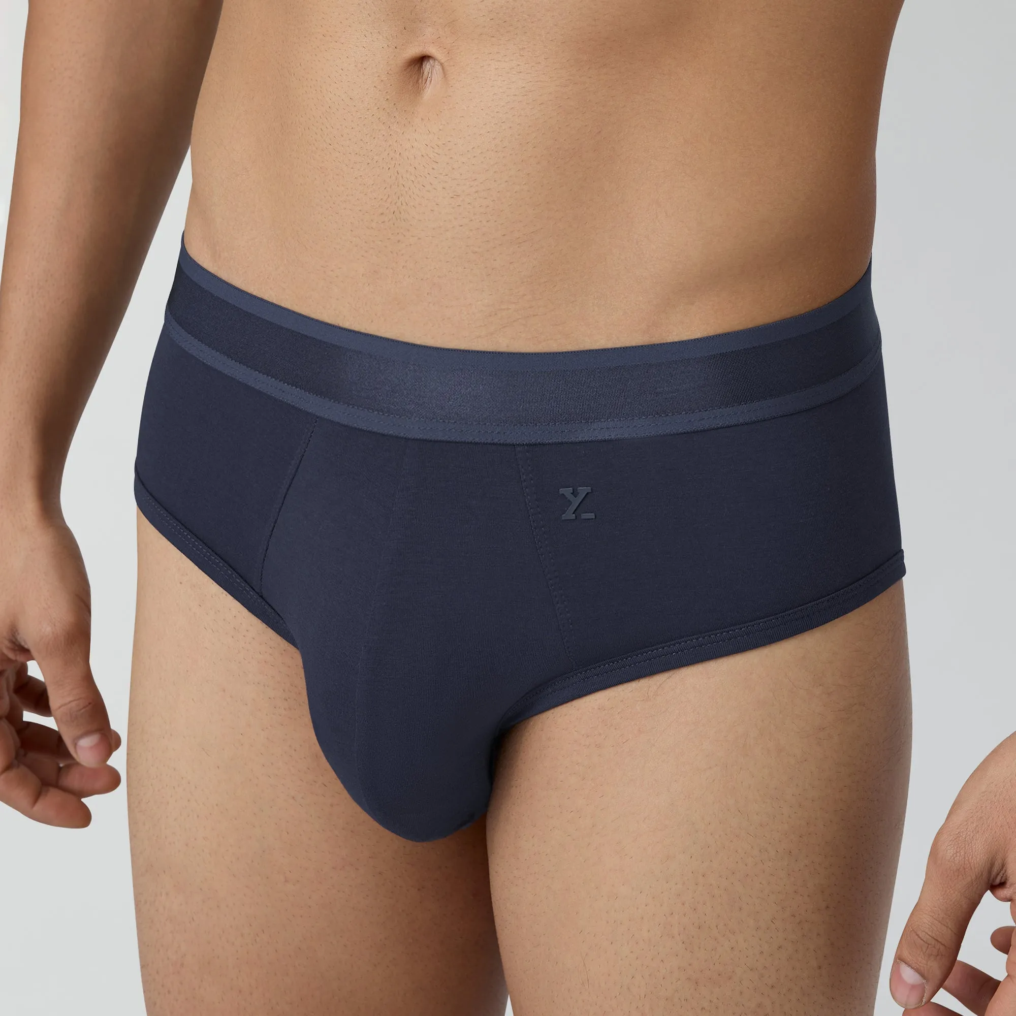 Crest Supima Modal Briefs Midnight Blue