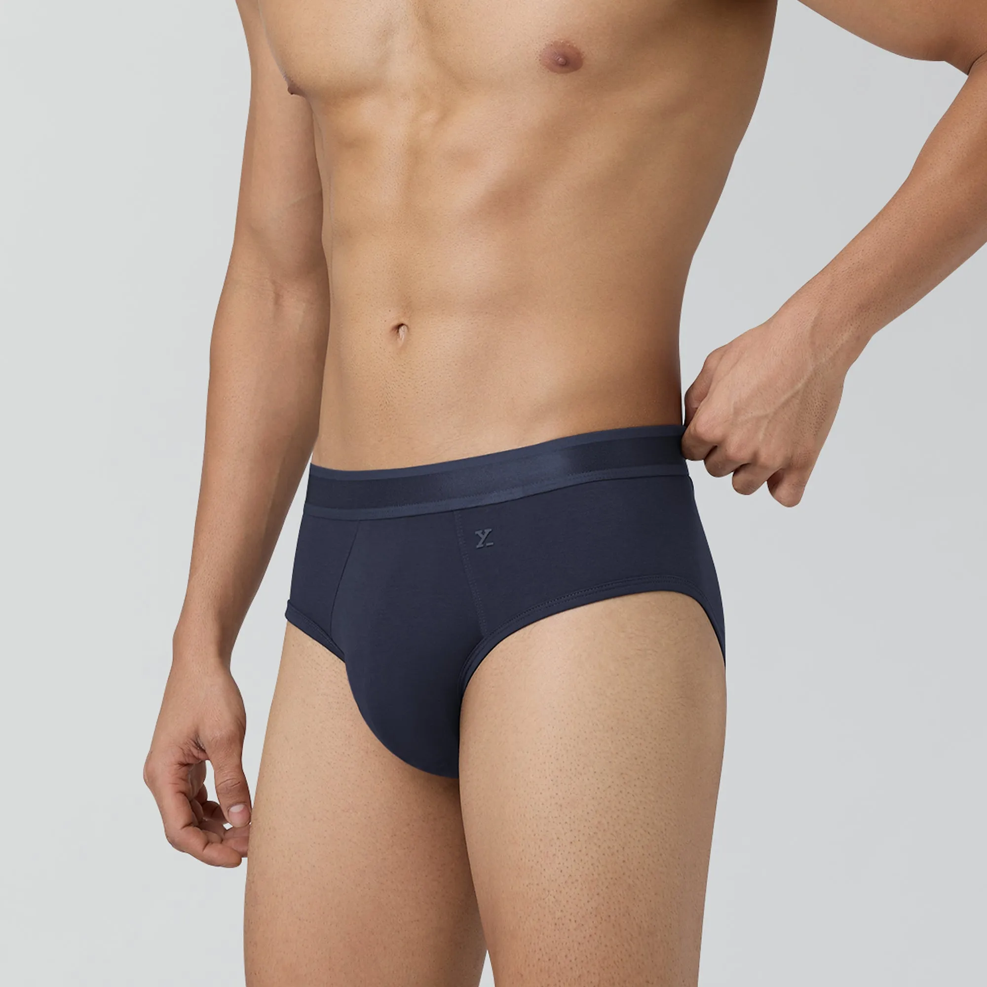 Crest Supima Modal Briefs Midnight Blue