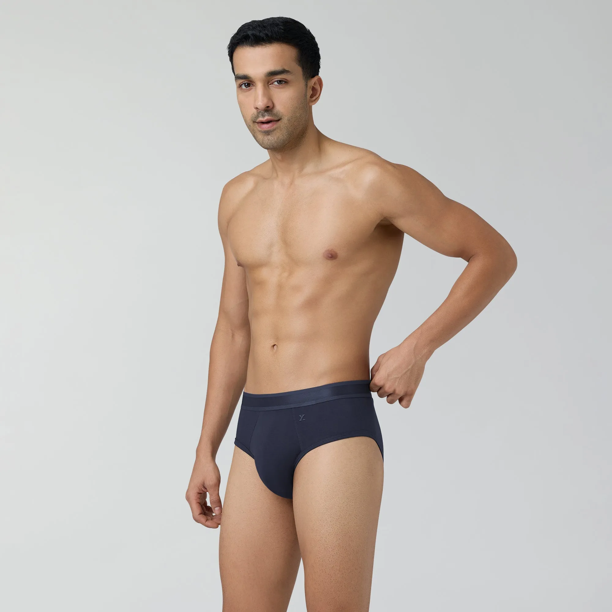 Crest Supima Modal Briefs Midnight Blue