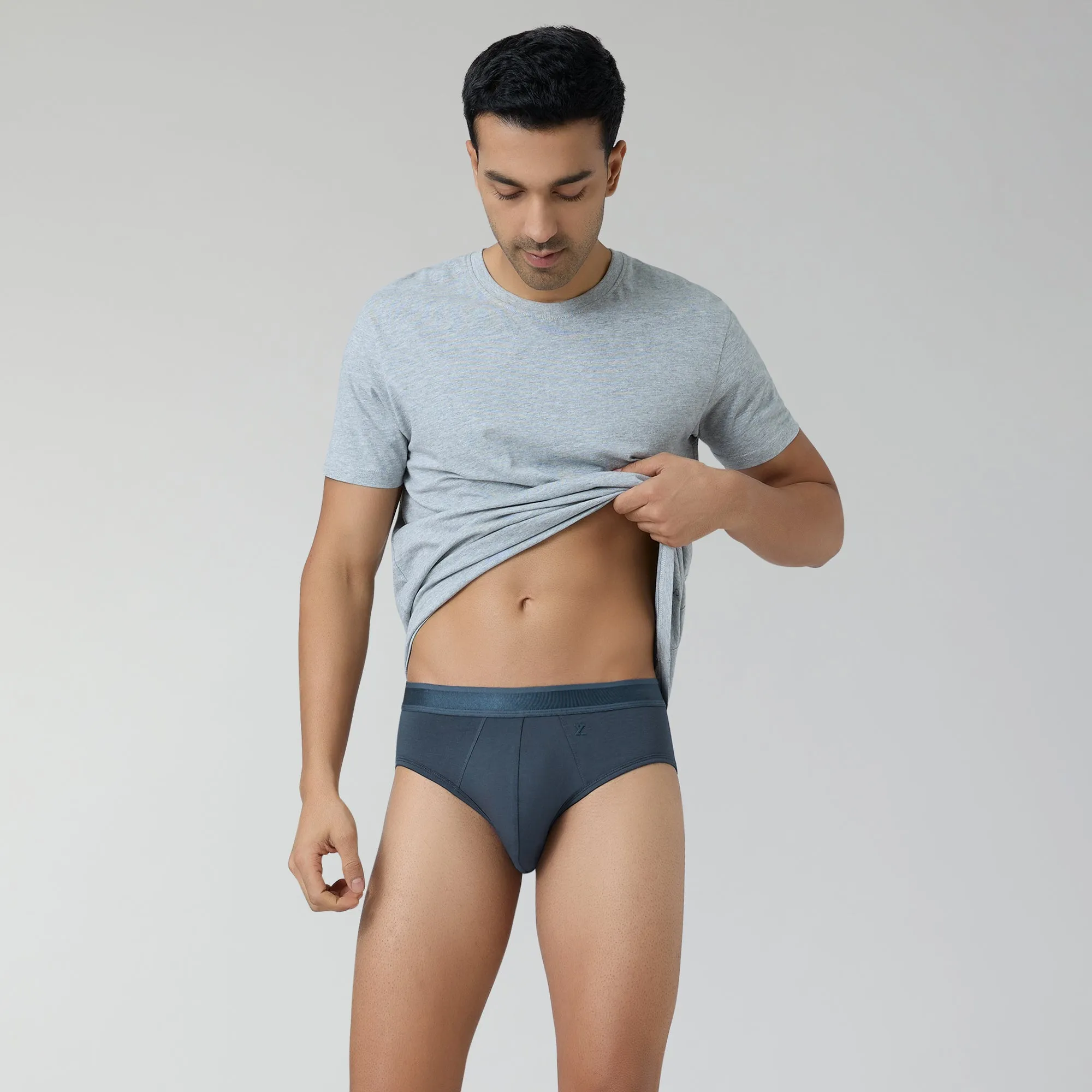 Crest Supima Modal Briefs Pacific Blue