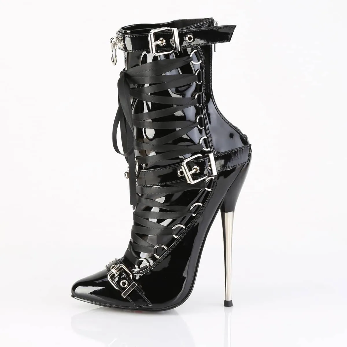 DAGGER-1032 Lace up High Heels