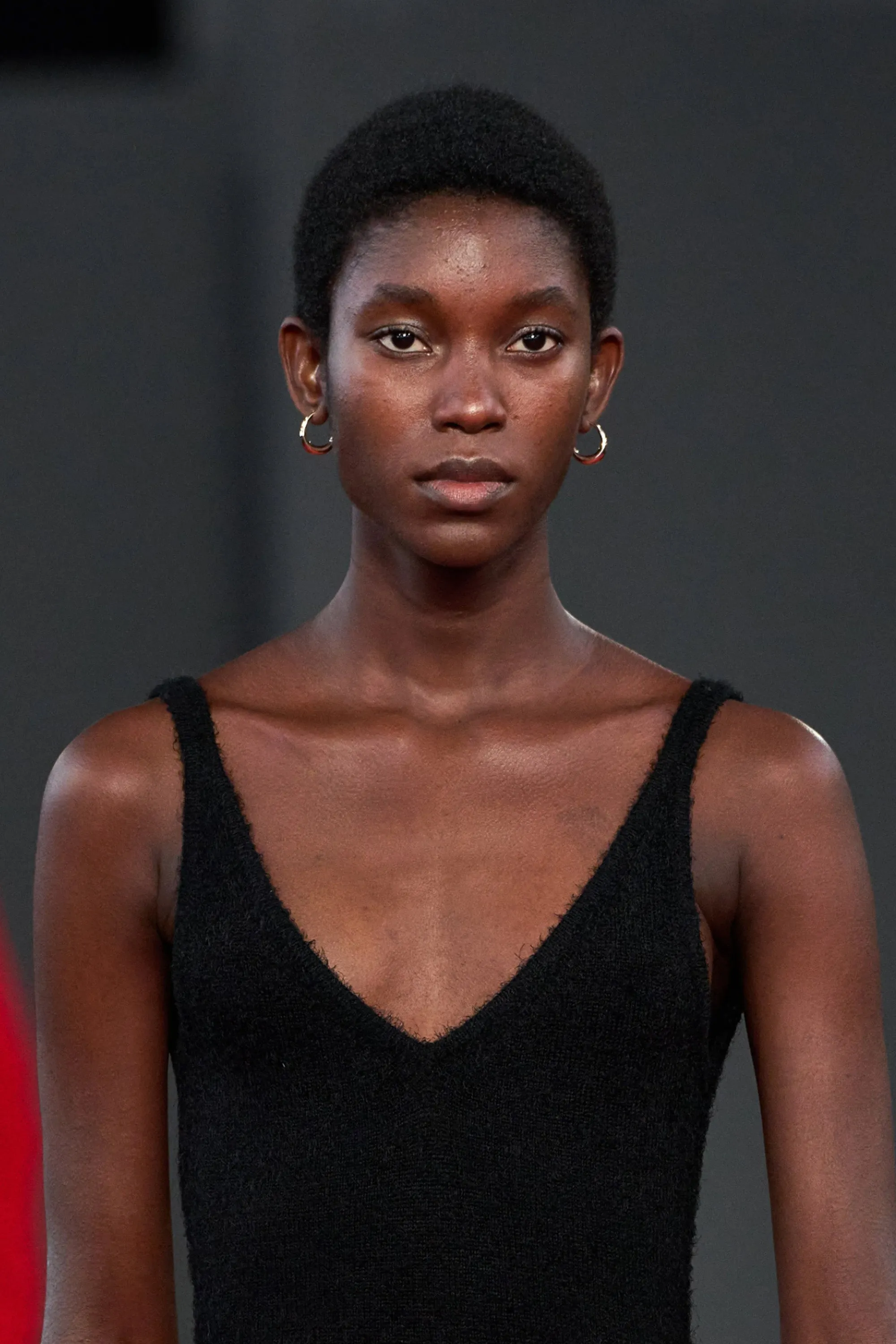 Downs Knit Dress in Black Silk Cashmere