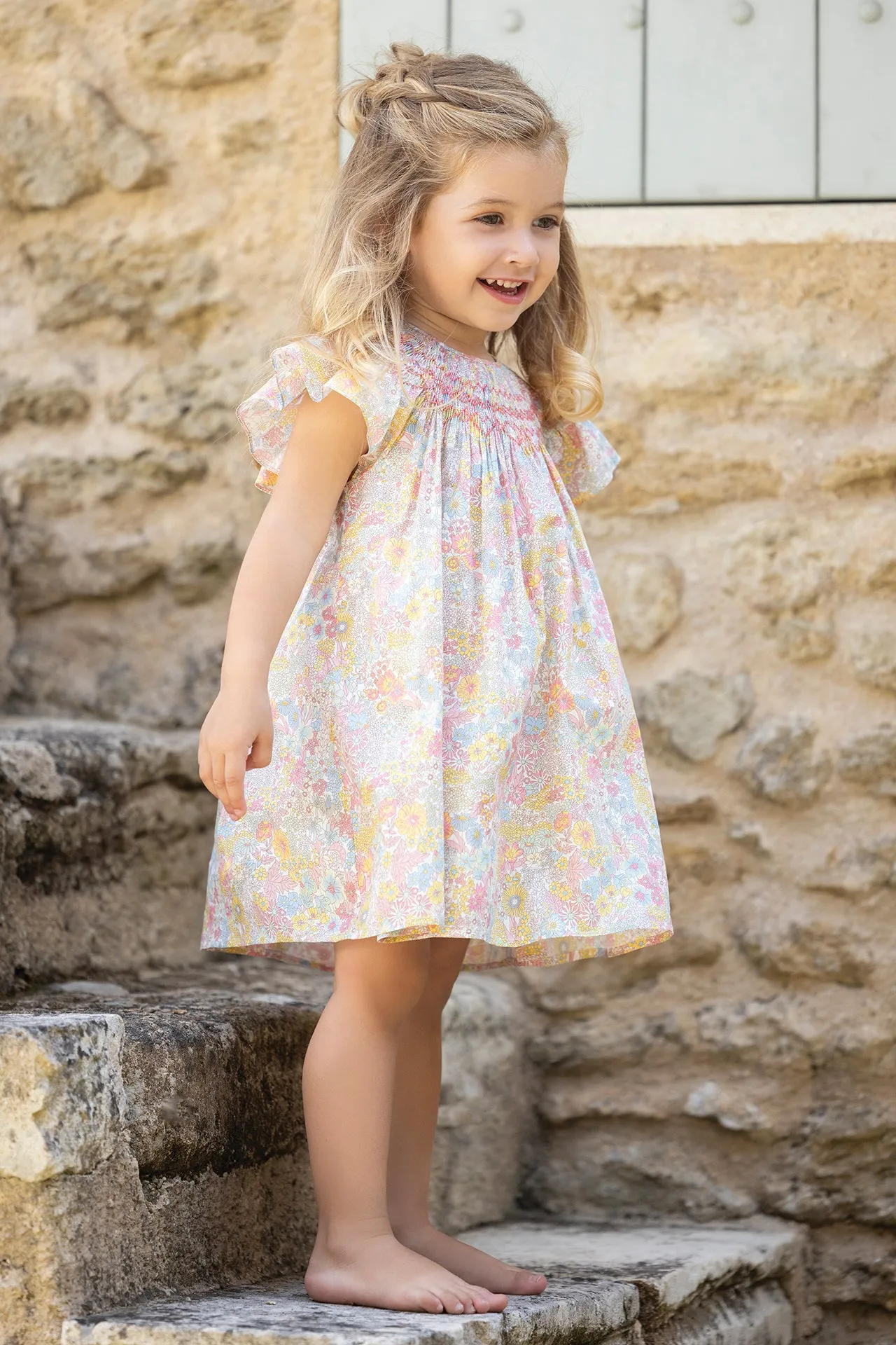 Dress - Yellow Liberty