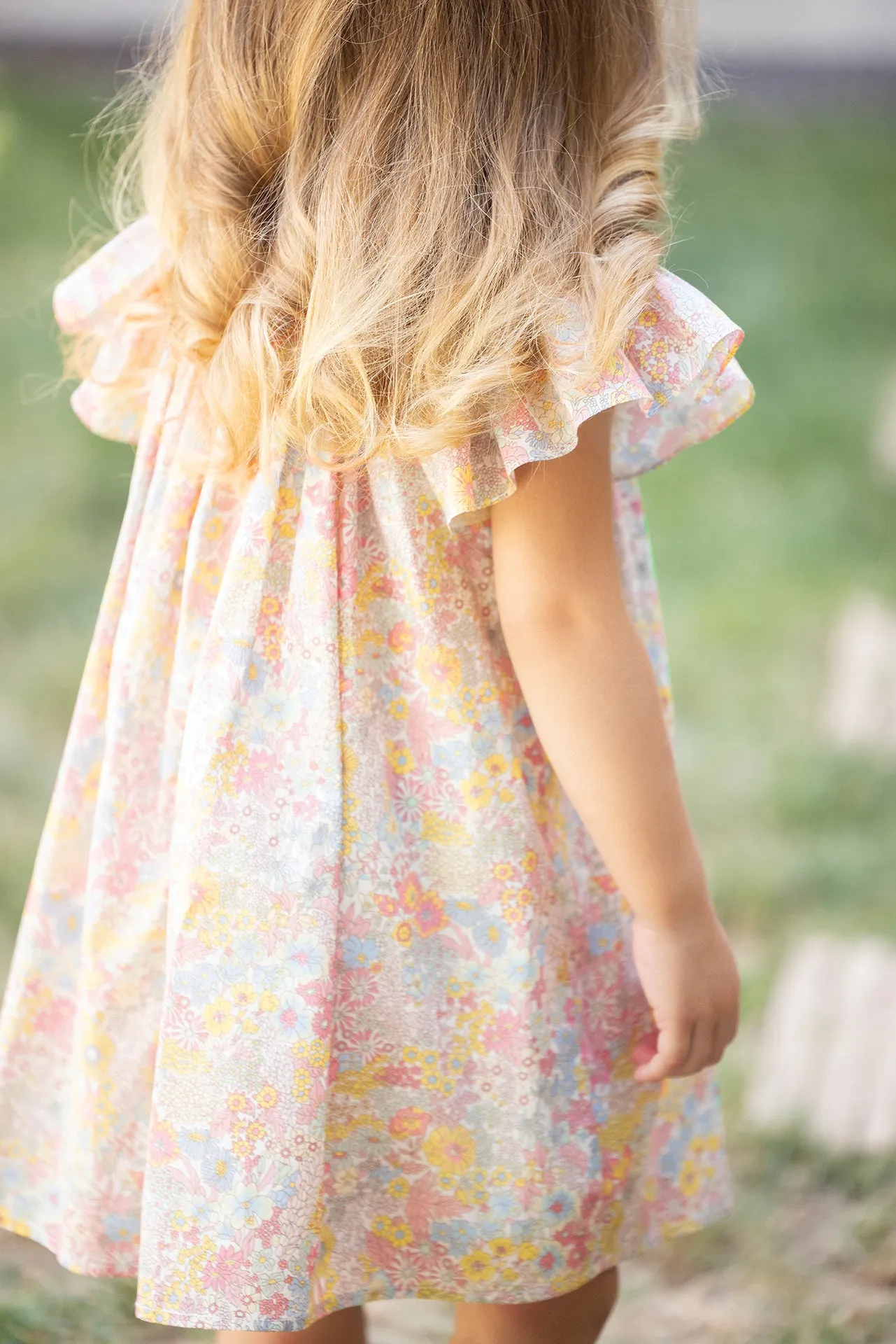 Dress - Yellow Liberty