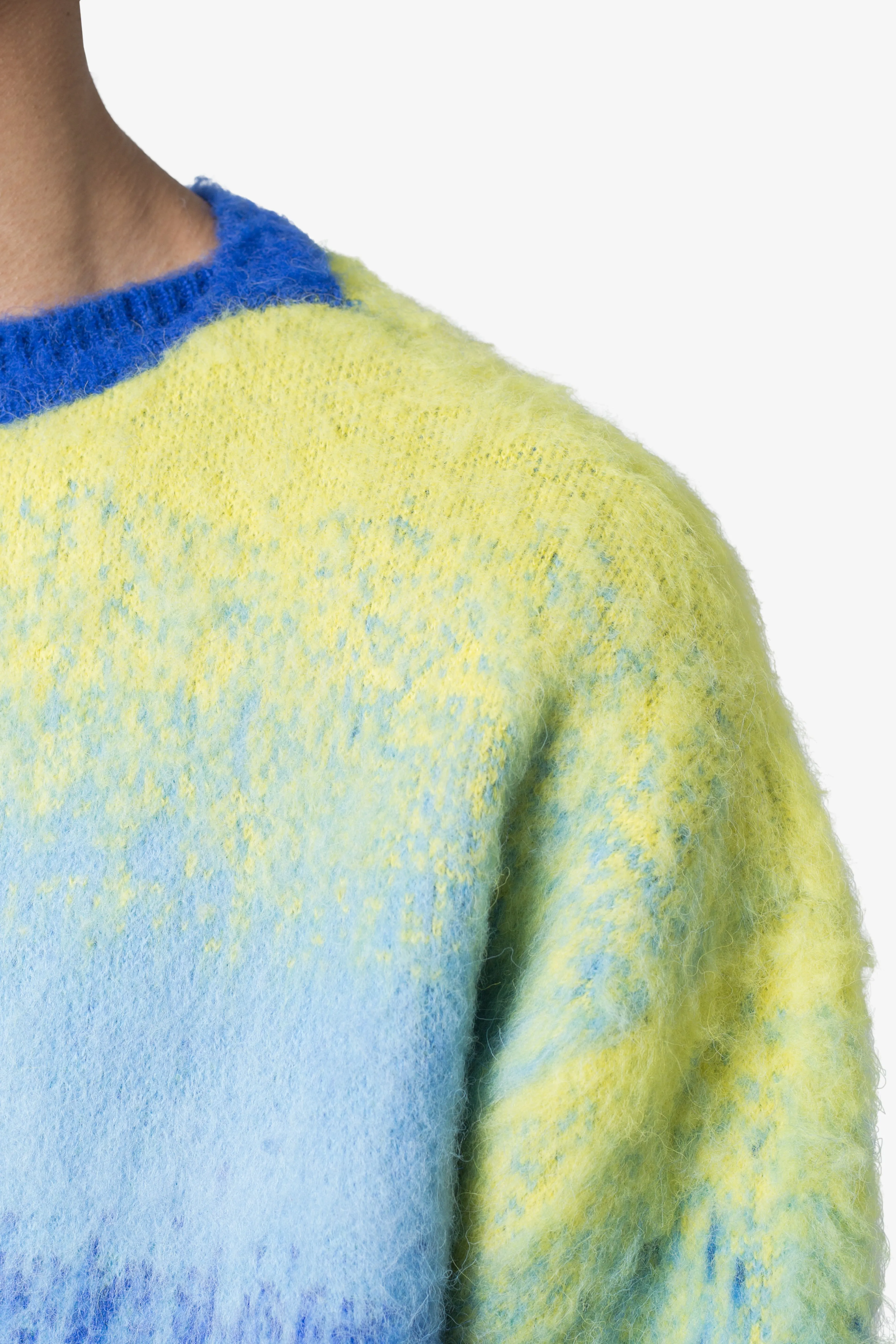Dual Ombre Sweater - Blue/Yellow