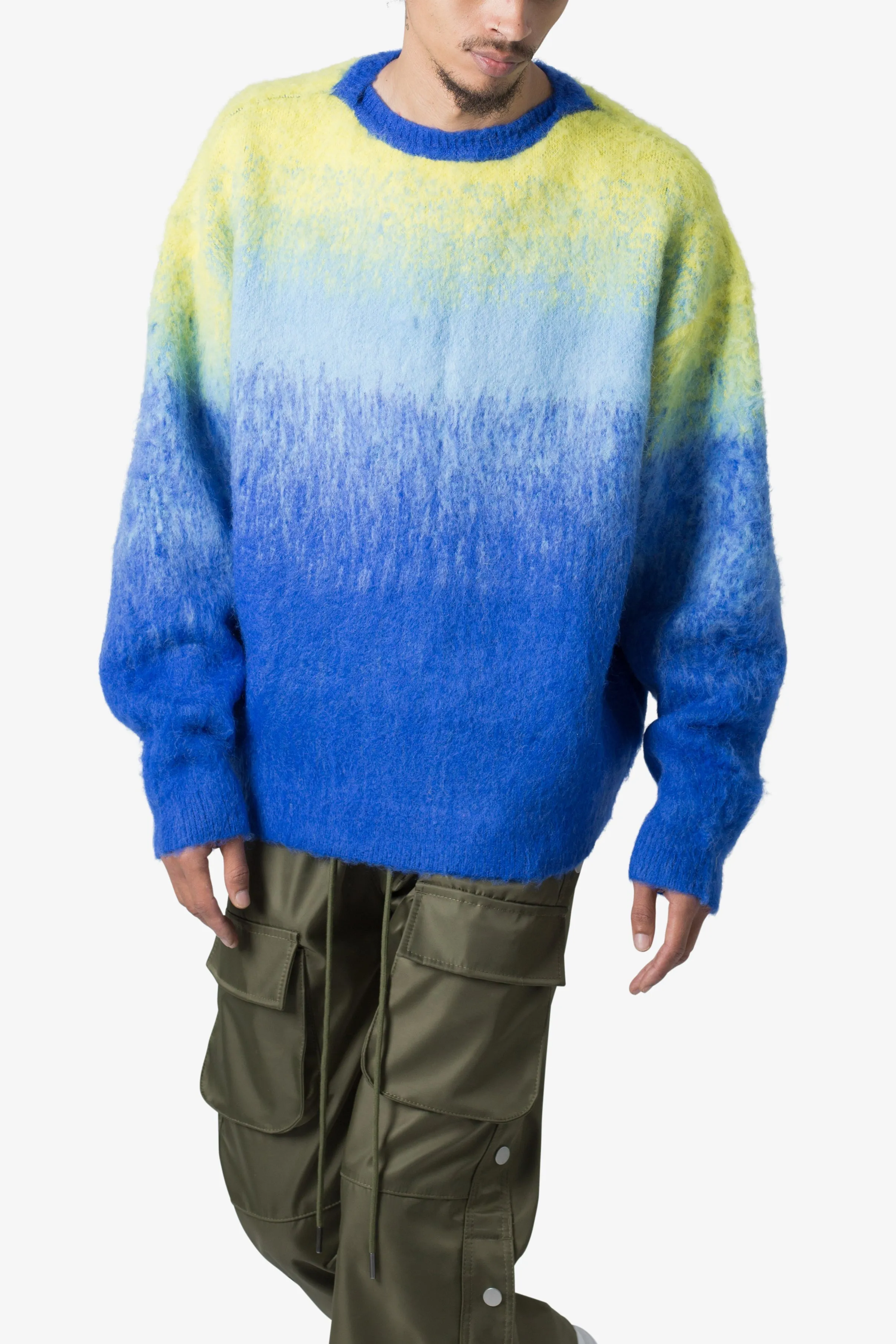 Dual Ombre Sweater - Blue/Yellow
