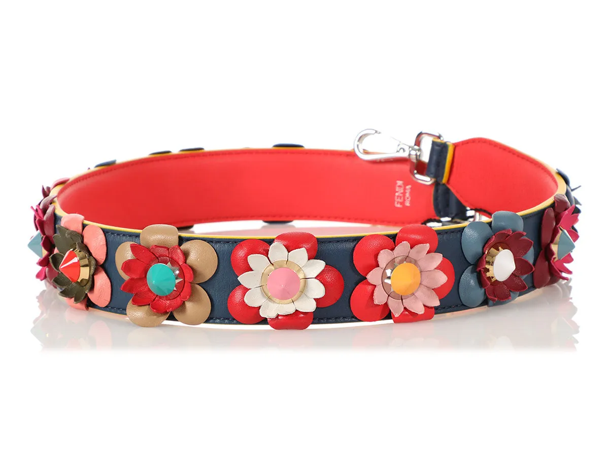 Fendi Flower Strap You Bag Strap