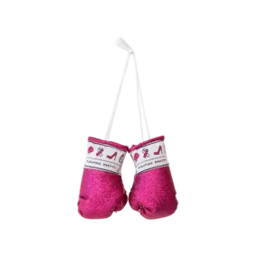 Fighting Pretty Mini Boxing Gloves - Sparkly Pink