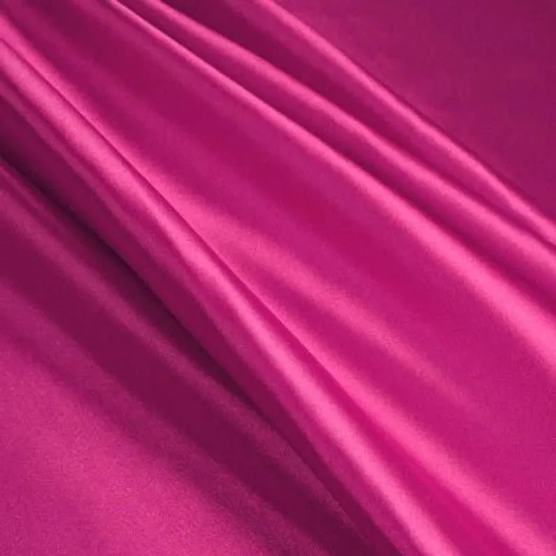 French Quality 5% Stretch Satin Fabric Spandex Fabric BTY