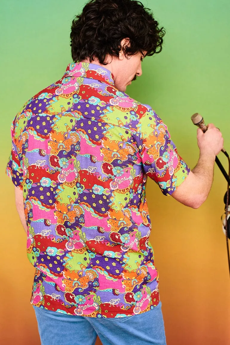 Get Back Psychedelic Shirt - SSA448 (UK XS S)
