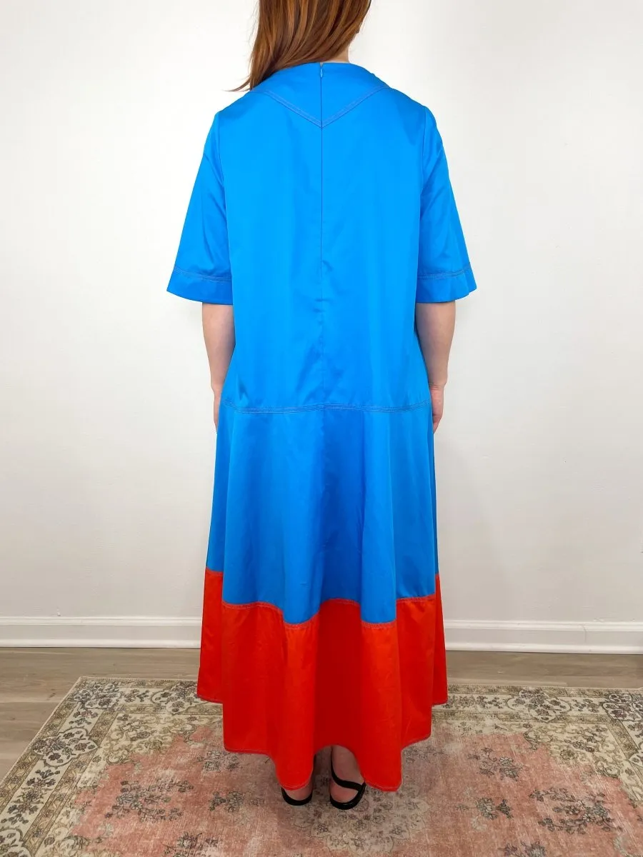 Gigi Dress in Color Block